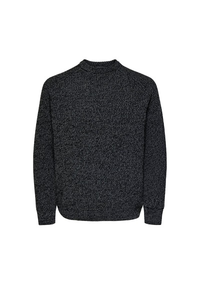 Only & Sons Onsjoın Rlx Ls Raglan Knıt Black Çok Renkli