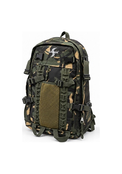 Su Geçirmez Outdoor Sırt Çantası - Dağcı Çantası - Savage Ventura 50lt- Kamuflaj Çok Renkli