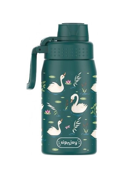 Sipnjoy - Widewonder Çocuk Su Termosu 420 Ml - Swan Harmony