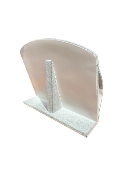 Bombeli Süet Kumaş Gri Renk 20/24 Cm Ayaklı Kancalı Bileklik Sergileme Standı