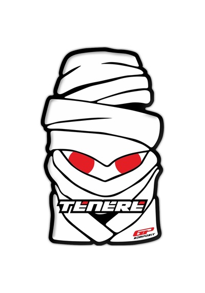 GP Kompozit Yamaha Tenere 700 / 1200 2011-2023 Uyumlu Tank Pad Beyaz-Kırmızı