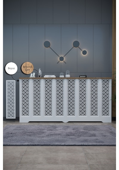 Petek Kaplama Modern Radyatör Kapatma Ünitesi Ön Panel Mdf Tasarım İç Ölçü 156 Cm Dış Ölçü 160 Cm Petek 156 Beyaz Üstü Çam D4 Petek Kaplama Modern Radyatör Kapatma Ünitesi Ön Panel Mdf Tasarım İç Ölçü 156 Cm Dış Ölçü 160 Cm Petek 156 Beyaz Üstü Çam D4