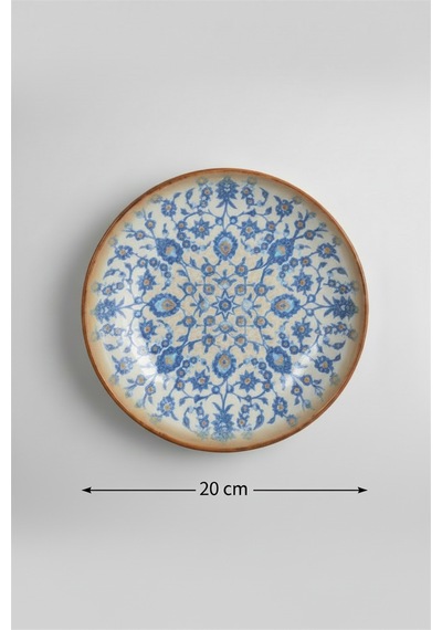 6'lı Venue Çukur Tabak 20.4cm Dijital Tiara-a Rinart Krem