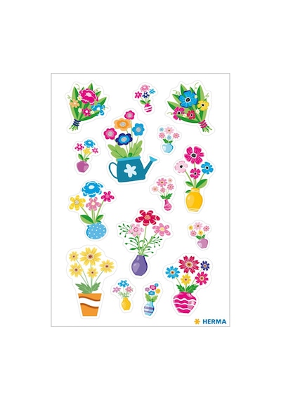 Herma Stıcker Magıc Flowers. Glıttery Foıl