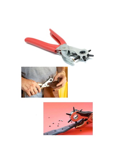 Çok Fonksiyonlu Kemer Delme Pensesi Deri Saat Kayışı Kemer Için Kullanışlı Delik Açma Aracı 1
