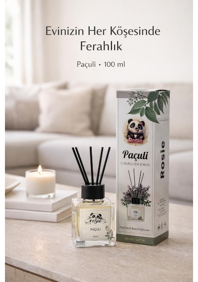 Rosie Paçuli Çubuklu Oda Kokusu 100 Ml Doğanın Derin Ve Gizemli Kokusu