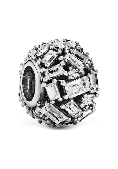 Nur Silver Baget Taşlı Gümüş Charm Nur-bl01763
