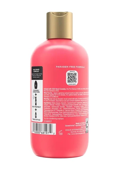 Ogx Bond Protein Repair Protein Destekli Şampuan Öncesi Onarıcı Saç Maskesi 250ml