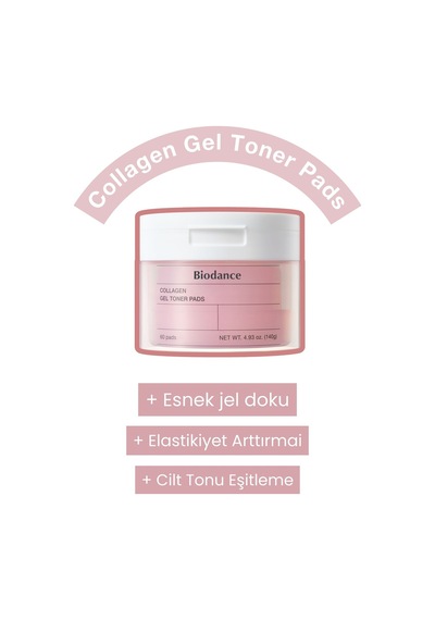 Defacto Biodance Collagen Gel Toner Geniş Gözenek Karşıtı Kolajen Sulu Jel Tonik Ped 60lı H3437AXNS