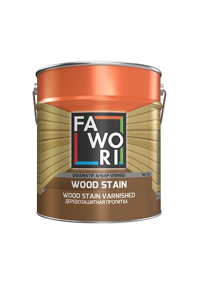 Fawori Wood Stain Vernikli Ahşap Koruyucu 2,5 Lt