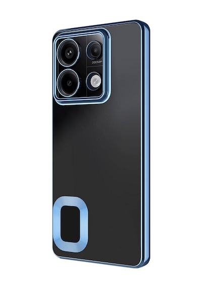 Zore Redmi Note 13 Pro 5g Kılıf Kamera Korumalı Logo Gösteren Msra Omega Kapak - Lacivert Lacivert