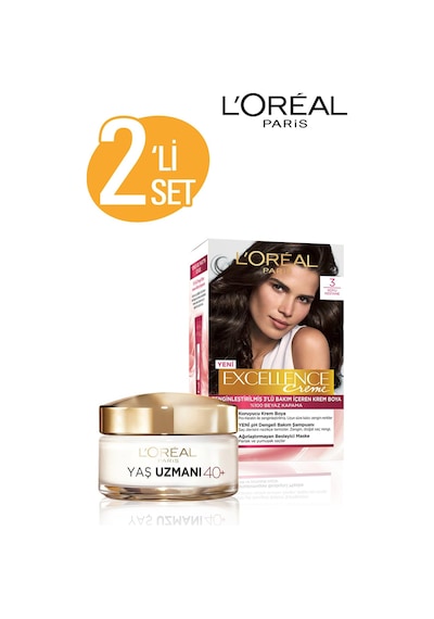 Excellence No: 3 Creme + Yaş Uzmanı 40+ Kırışıklık Karşıtı Sıkılaştırıcı Krem pktexccrm3yasuzmn40-7092