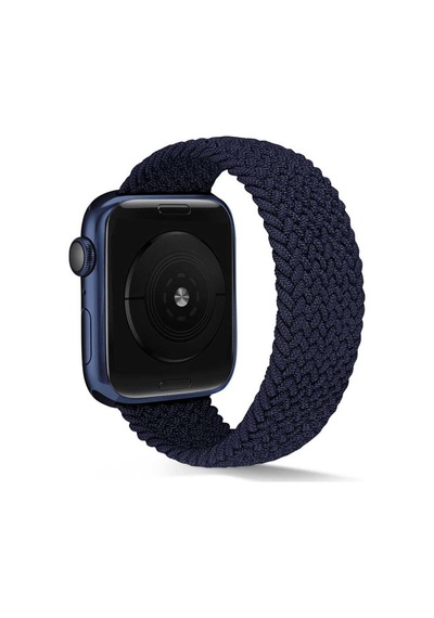 Apple Uyumlu  Watch 38 MM Krd-38 Hasır Örgü Dizayn Medium Kordon