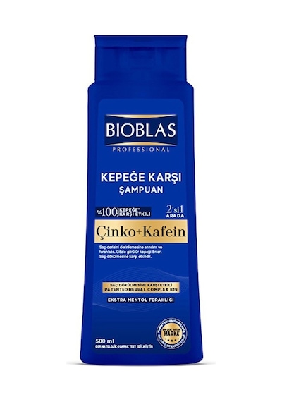 Bioblas Çinko Kafein Kepeğe Karşı Şampuan 500 Ml Dökülen