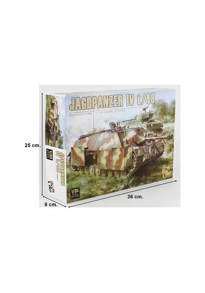 Border Bt-016, 1/35 Jagdpanzer Iv L/48, Erken Dönem Tankı Plastik Maketi