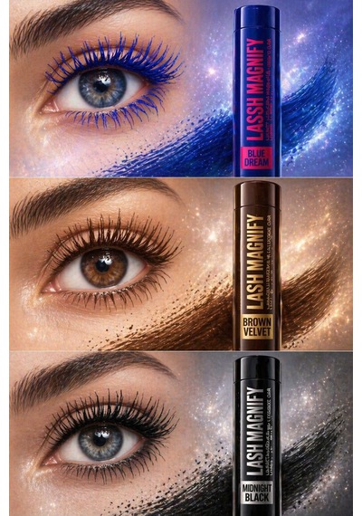 Pierre Cardin Lash Magnify - Midnight Black - Lifting Etkili, Dolgunlaştıran Ve Ekstrem Hacim Veren Maskara Ultra Siyah