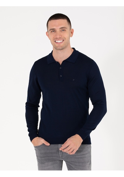 Pierre Cardin Erkek Lacivert Triko Kazak 50257322-vr033 Lacivert