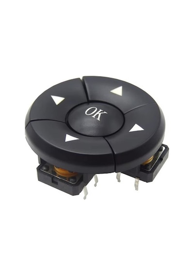 Devremarkt 4 Yön Ok 12x12mm Buton 1 Set Navigasyon 5 Buton 5 Başlık 4 Yön Tamam Anahtar Tuş Takımı Kumanda