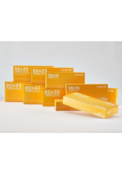 Umur Termal Rulo, 56 X 16 Cm, 16 Mt, 55 Gr, 10'lu Paket, Beyaz