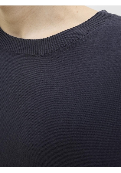 Jack & Jones Erkek Bisiklet Yaka Triko - William - 12275451 Night Sky