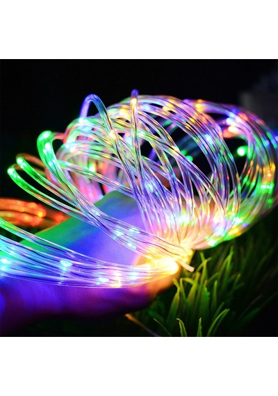 Vıp Usb 3x2 Salkım Gün Işığı + Renkli Led Işık Su Geçirmez Dış Mekan Işığı 200 Micro Dökme Led Işık Gün Işığı