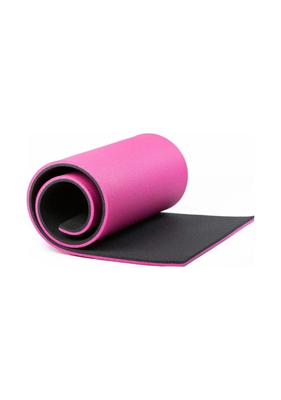 Pilates Minderi Yoga Matı Pembe Siyah Renkli Çift Taraflı Atlama Ipi Pembe Pembe