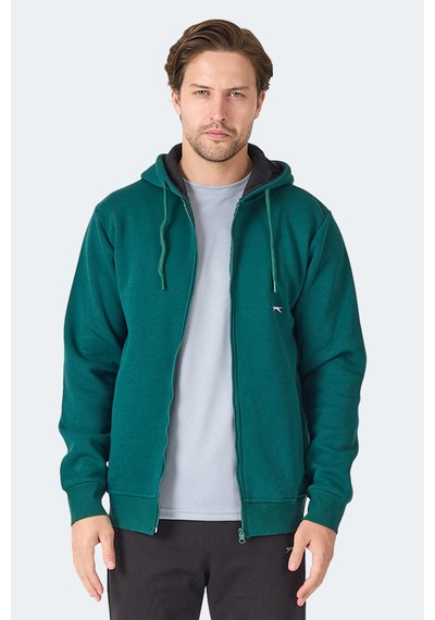 Slazenger Majestıc I Erkek Koyu Yeşil Sweatshirt Koyu Yeşil