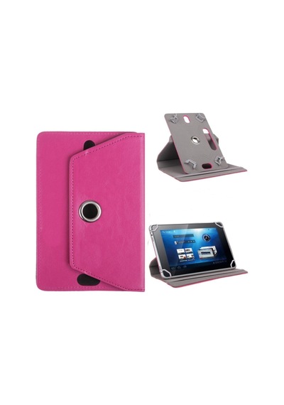 Hometech Alfa 10tb 10.1 Inç Uyumlu 360 Dönebilen Standlı Kapaklı Universal Tablet Kılıfı Arka Kapak