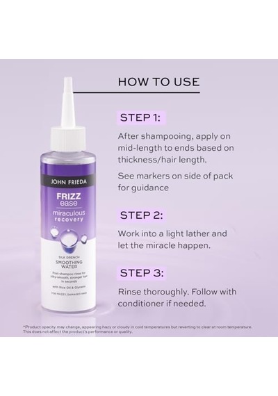 Frizz Ease İpeksi Yumuşaklık İçin Nemlendirici Su 200 Ml