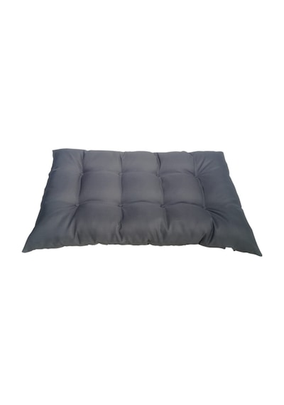 Yer Minderi 120 Cm X 80 Cm Antrasit Minder Düğmeli Antrasit Gri