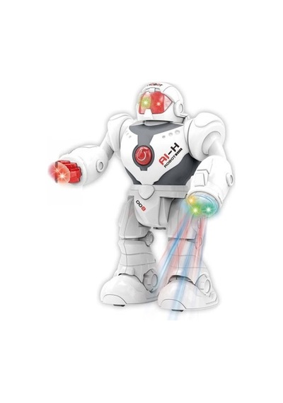 Yeni Nesil Yürüyebilen Akıllı Işıklı Ve Sesli Oyuncak Robot 21 Cm