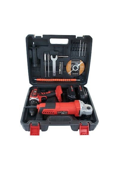 Kleco Ketm1875 18v/1.5ah. Akülü Darbeli Matkap Ve 750w Avuç Taşlama Set