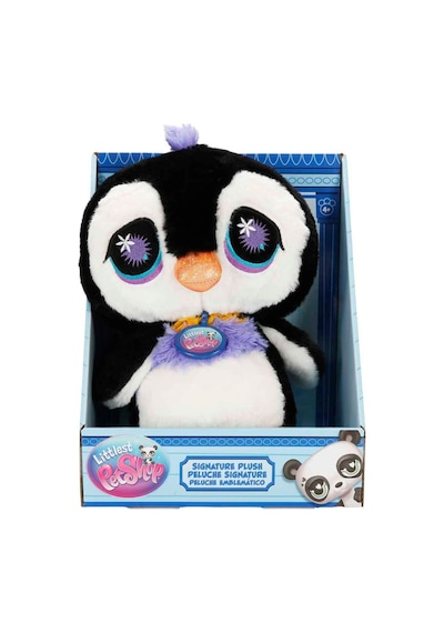Littlest Pet Shop Signature Peluş Seri 4 Penguen 25 Cm Büyük Lisanslı Oyuncak Hediyelik