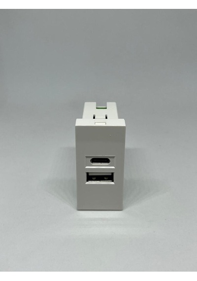 22.5 45 Usb Typ C Şarz Adaptör