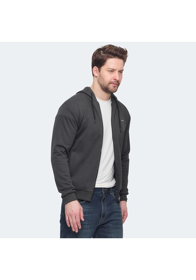 Slazenger KOZZAX IN Erkek Sweatshirt Antrasit