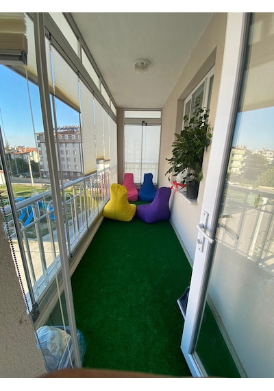 Nurteks Çim Halı Suni 7 Mm Çim Bahçe Teras Balkon Ücretsiz Kargo
