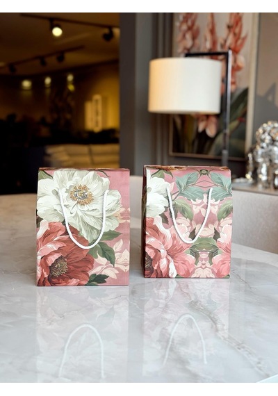 Kolix 2'li Premium Hediye Kutusu Hediyelik Çanta Hediye Paketi 24x14x20cm 2 Adet
