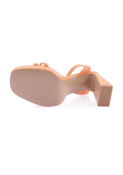 Dgn 71 Kadin Bantli Topuklu Ayakkabi 71-2174-R6448 Orange