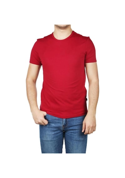 Cazador B.yaka K.kol Basic Erkek T-şhirt 4618 Bordo
