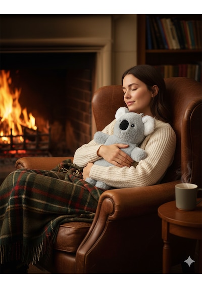 English Home Baby Koala Sıcak Su Torbası 750 Ml Gri Gri