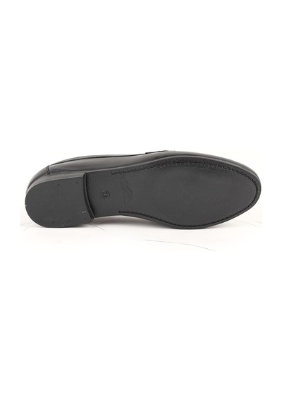 Libero L081.24217 Metal Toka Detaylı Düz Taban Kadın Loafer Ayakkabı Siyah
