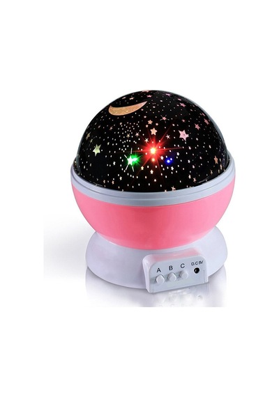 Otomatik Dönen Büyük Boy Starmaster Pembe