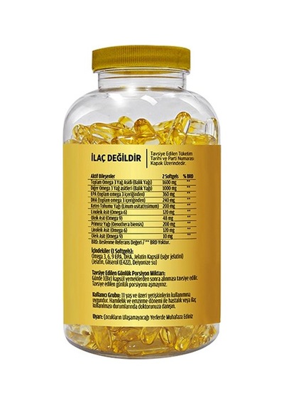 Flx Omega 3-6-9 Balık Yağı 90 Softgel