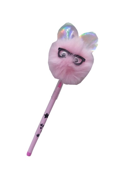 Peluş Kedi Gözlüklü Yumurtlayan Kalem