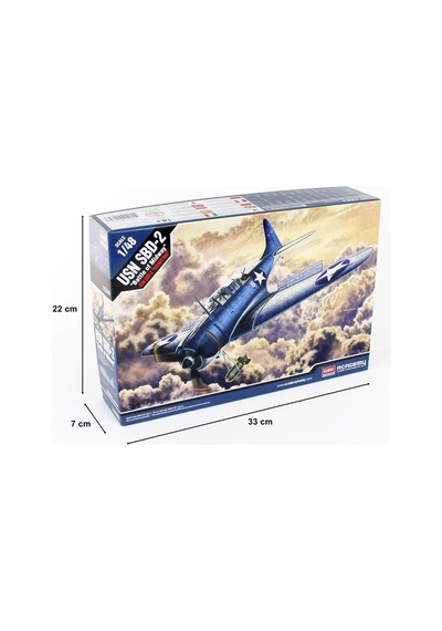 Academy 12335 1/48 Ölçek, Usn Sbd-2 Midway Savaş Uçağı, Plastik Model Kiti-51211