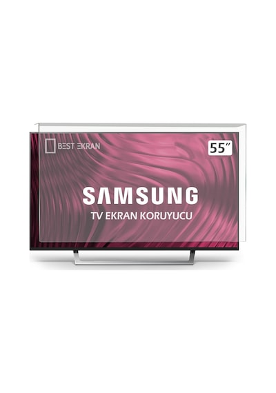 Samsung Uyumlu Crystal 55s95b Tv Ekran Koruyucu Qe55s95batxtk