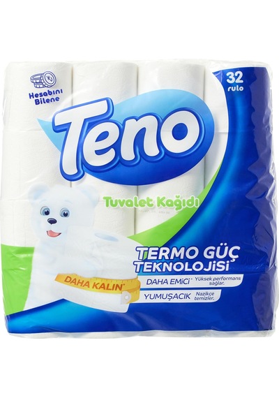 Teno 2 Katlı Ultra Tuvalet Kağıdı 32'li