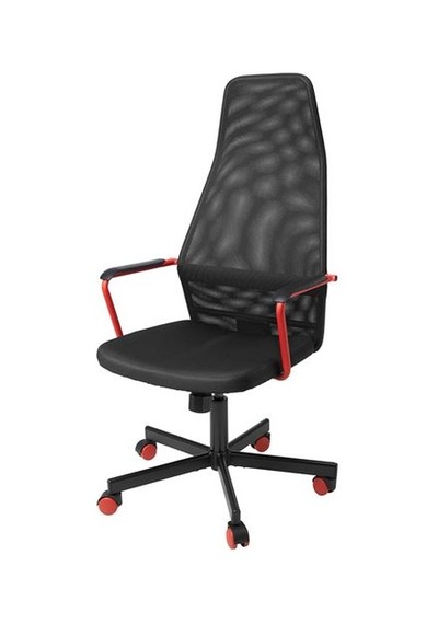 Ikea Huvudspelare Oyuncu Sandalyesi, Siyah