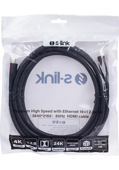 S-link Hdmı Kablo Siyah 1.5m 4k