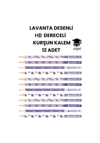 Kedi-köpek Desenli 2b Dereceli Kurşun Kalem 12 Adet Adel 12 Adet